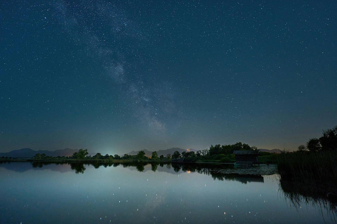 The Milky Way reflected in still water — as above, so below; the principle of correspondence