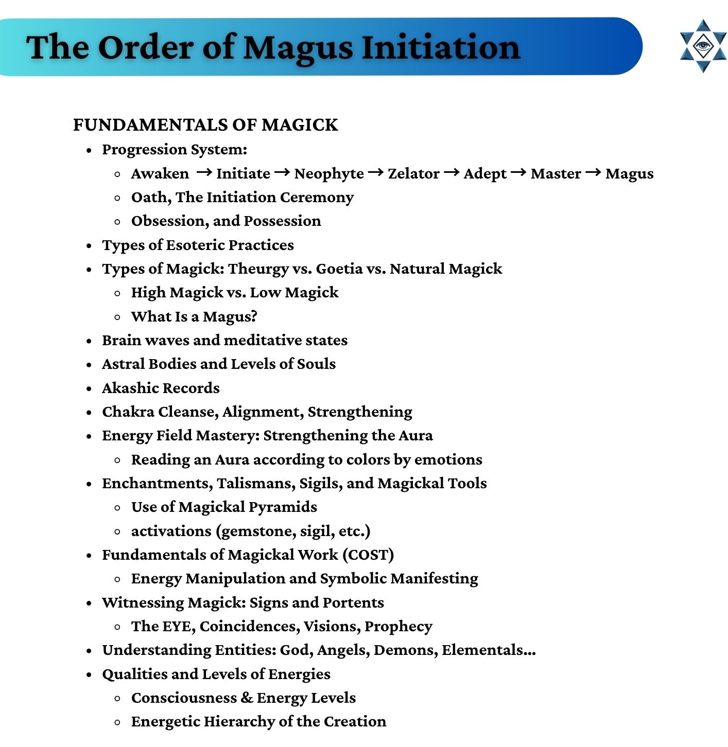 Magus initiation outline Spirituality, Occult, Esoteric, Awakening, Kundalini, Soul, Spirit, God, wisdom, Magus, Cult, Consulting.